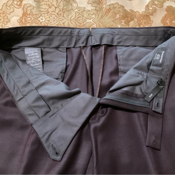 Ermenegildo Zegna Men’s Wool Dress Pants, Brown, Real Luxury! 36” X 34” - Picture 6 of 13